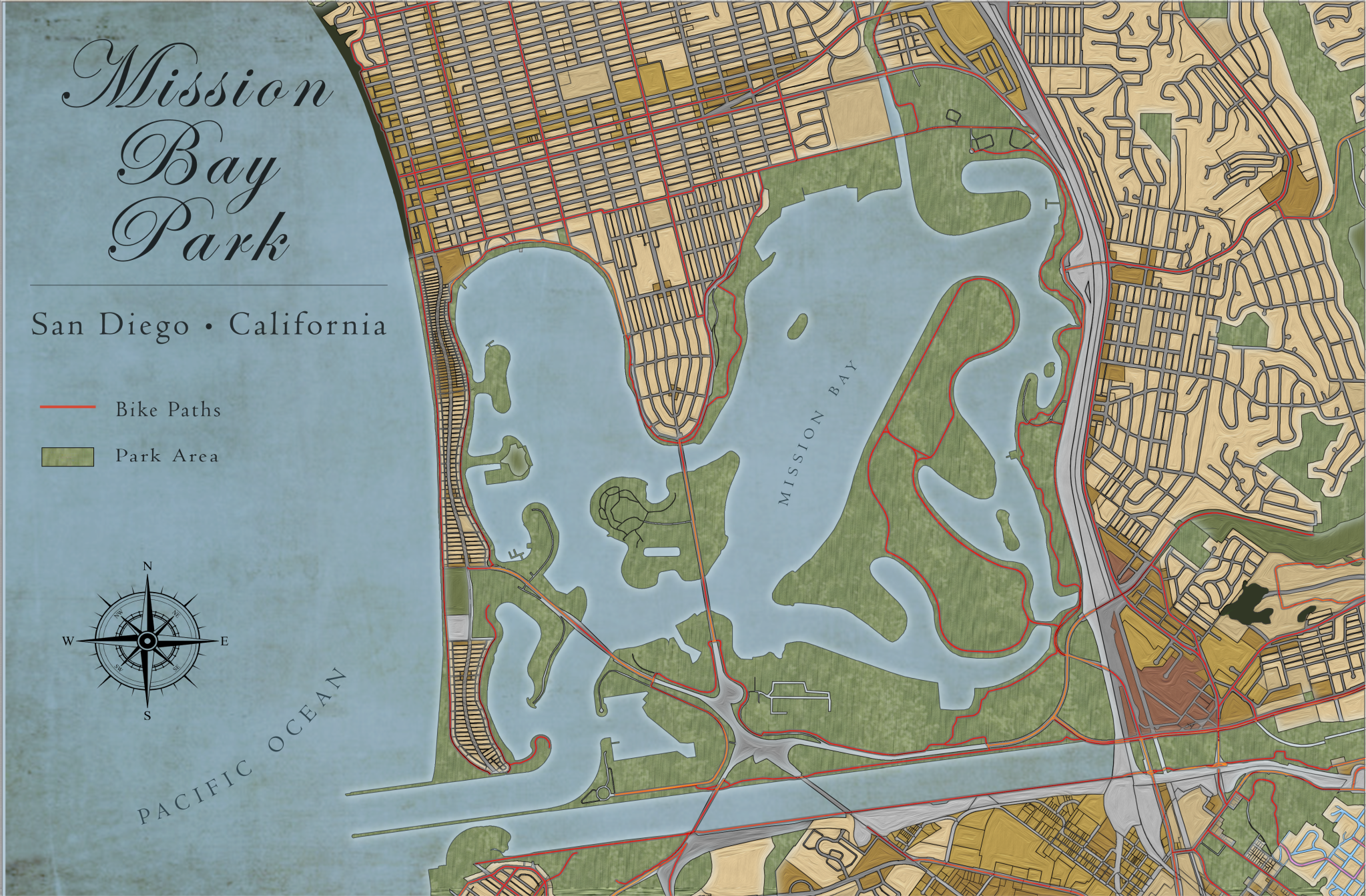Map of Mission Bay